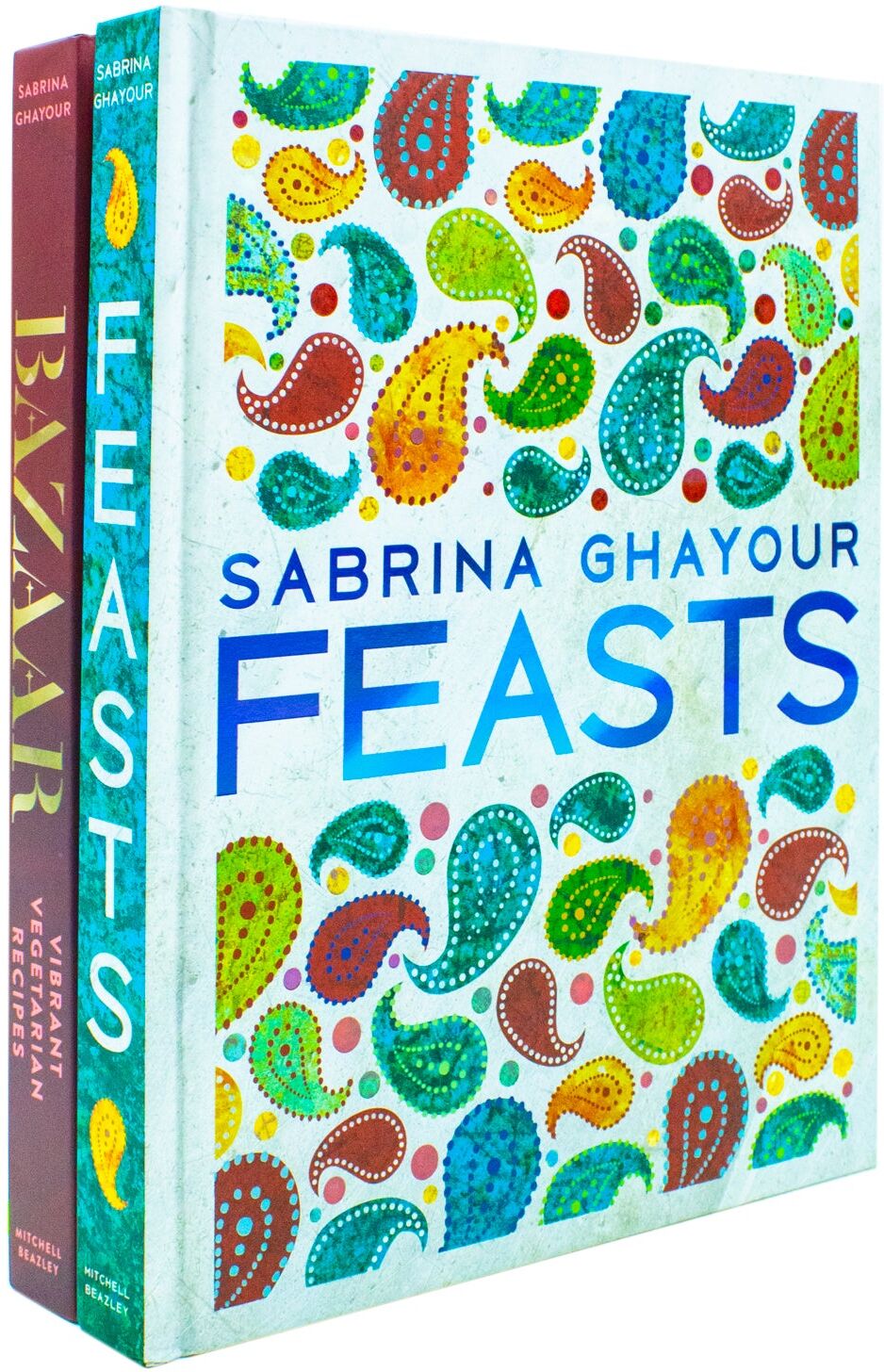 Mitchell Beazley Bazaar & Feasts 2 Book Set by Sabrina Ghayour – Middle Eastern Recipes & Modern Cooking Collection