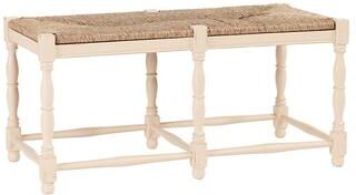 Dorchester 2-Seat Bench - Rubbed White - Ballard Designs