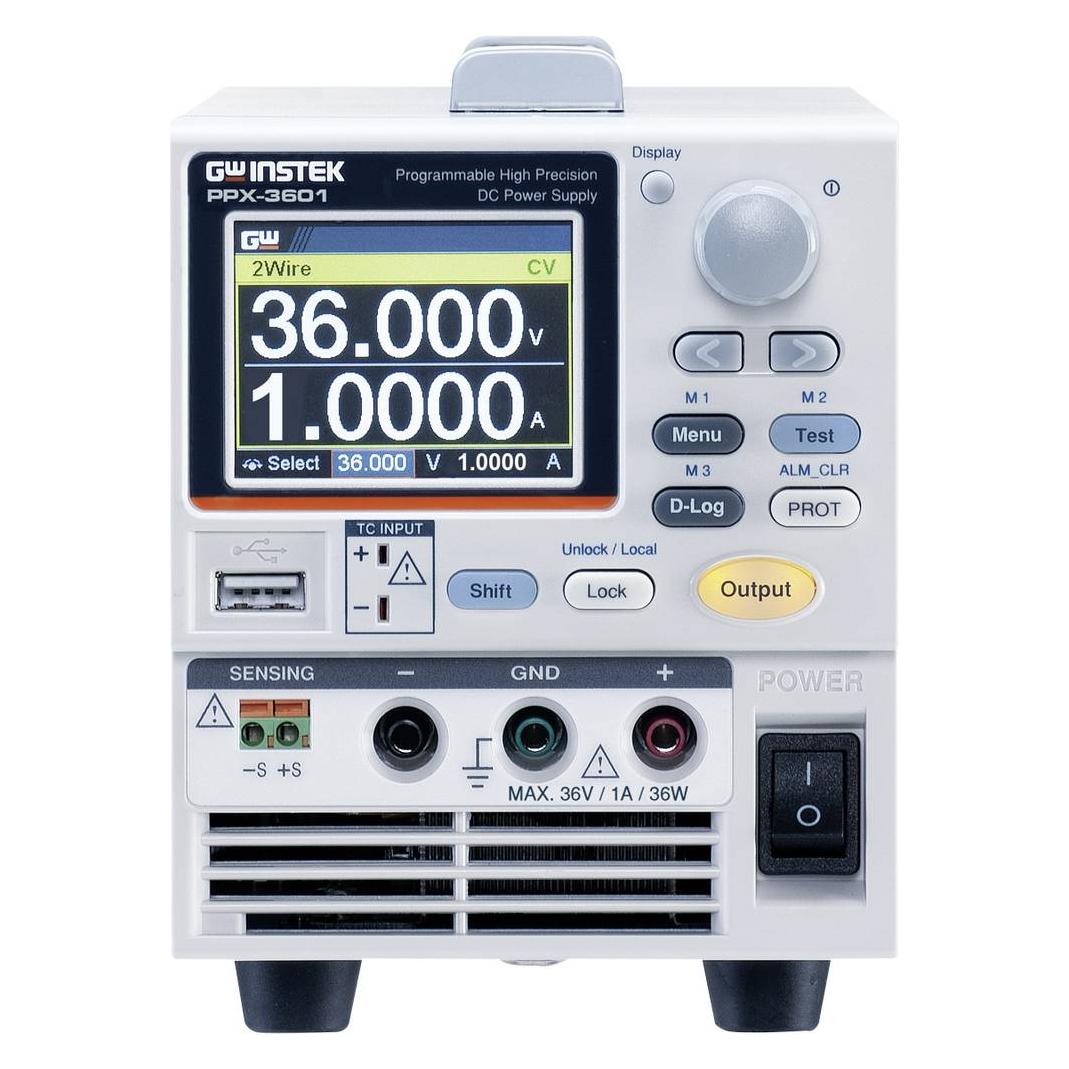 GW Instek PPX-3601 Alimentatore da laboratorio regolabile 36 V max. 1 A 36 W USB (PPX-3601)