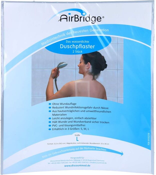 Discountmed e.K. Medizintechnik & Großhandel DUSCHPFLASTER 3D 213x245 mm 2 St.