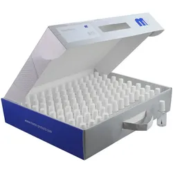 100 Pinselflaschen im Koffer mit Kugel f. Autolack lösemittelfest 20ml