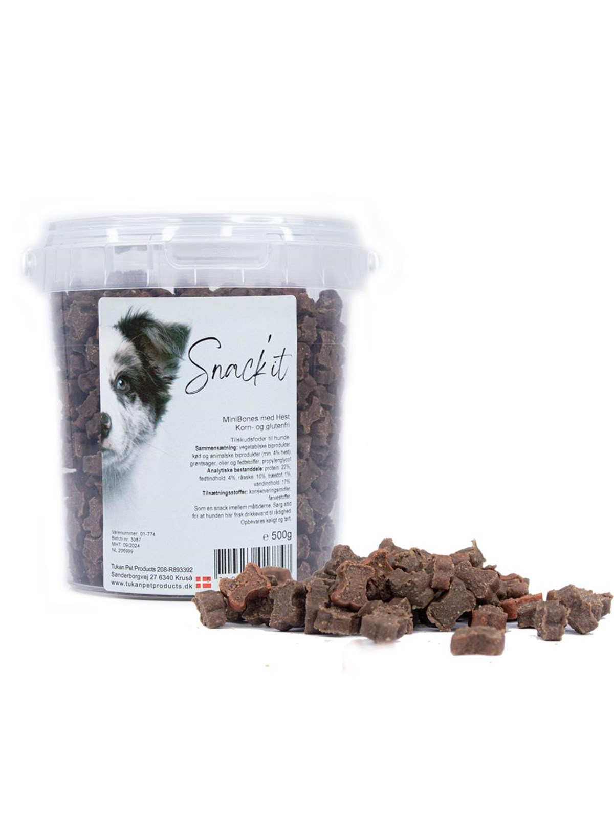 Snack'it Halbfeuchte Mini-Knochen m/ Pferd 500g