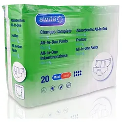ALVITA All-in-One Inkontinenzhose maxi xl Nacht 20 St