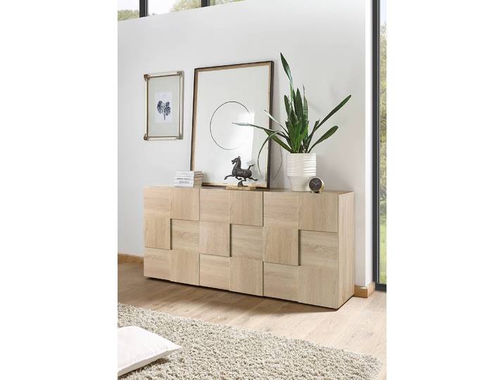 Buffet Dama I 181 x 84 x 42cm Beige/Imitation chêne de Sonoma