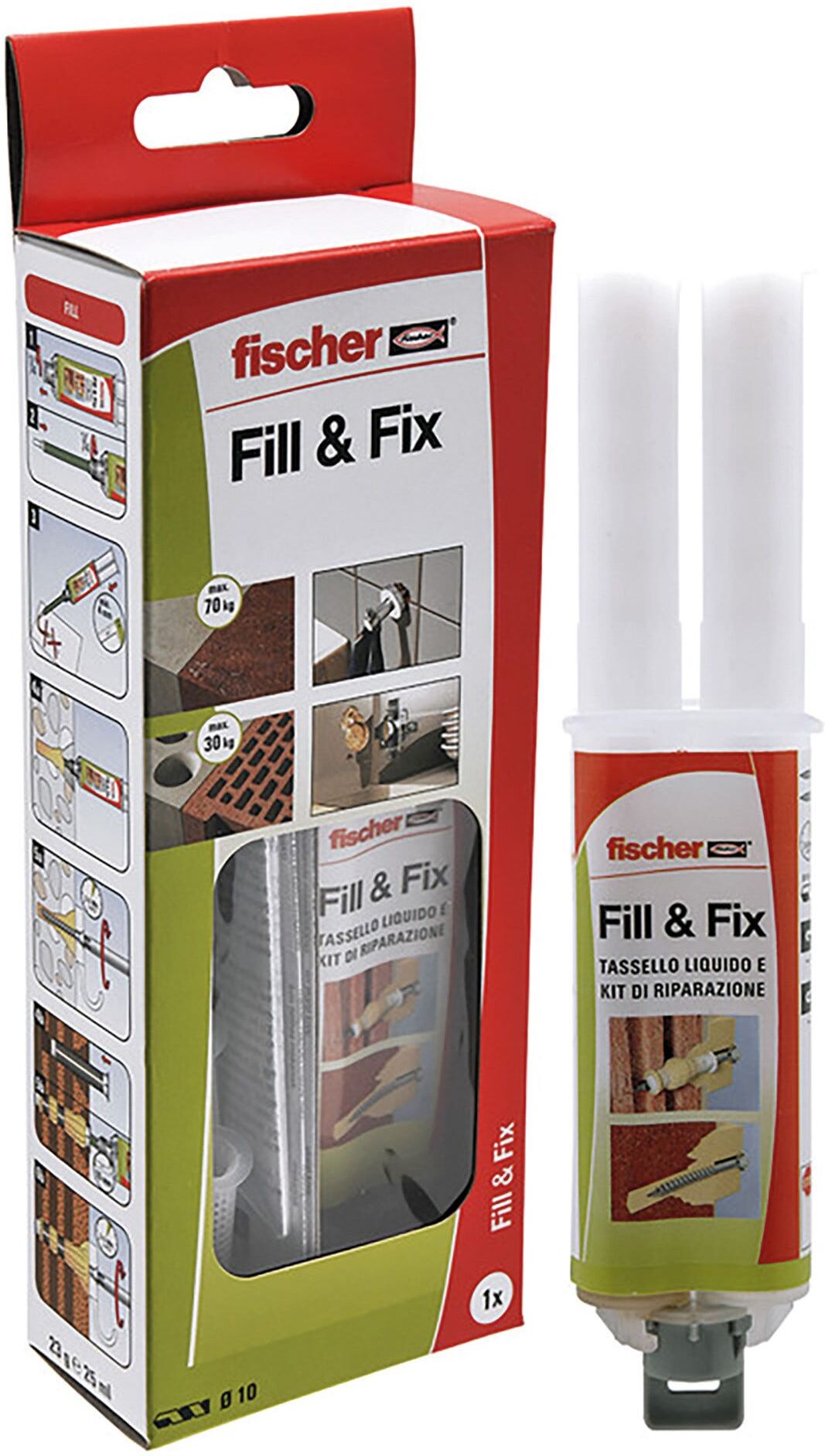 Fischer KIT FILL & FIX  25 ml RIPARA FISSAGGI