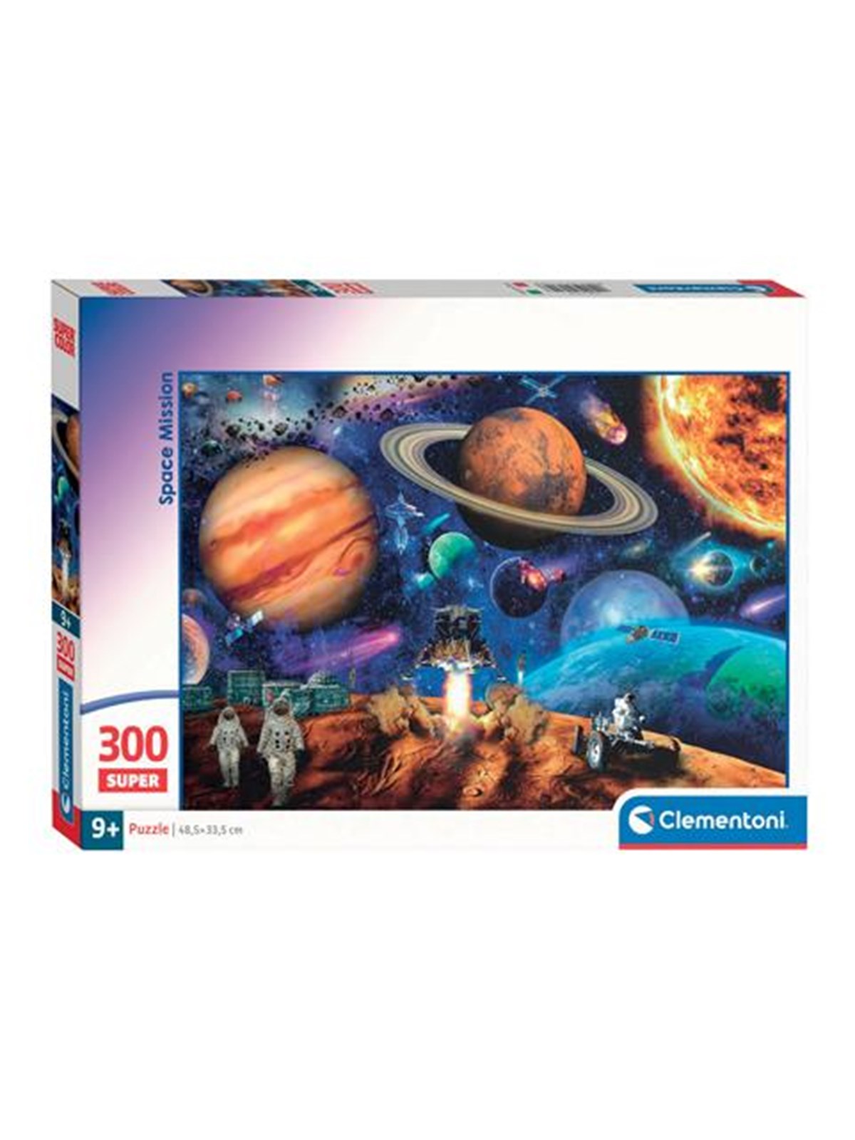Clementoni Jigsaw Puzzle Super Color Space Mission 300pcs. 2D Puzzles