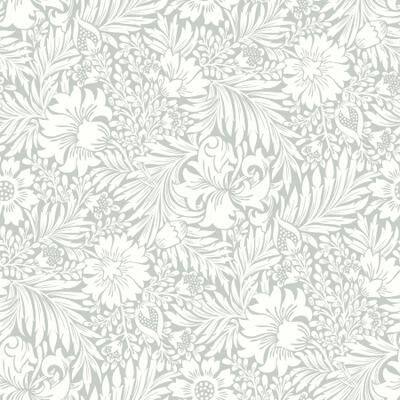 Erin & Ben Co. Erin & Ben Vintage Duck Egg Modern Acanthus Peel and Stick Wallpaper