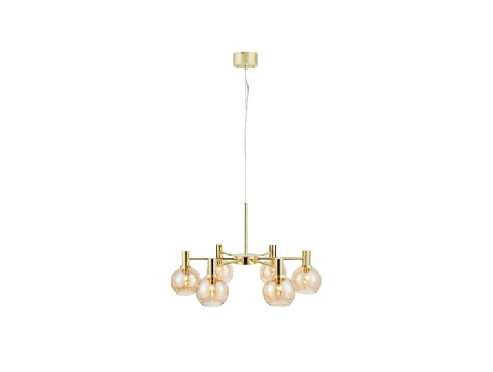 Suspension Ambra, laiton/ambre, verre, Ø 75 cm - Markslöjd - Salon / séjour - Métal - Multi-ampoules