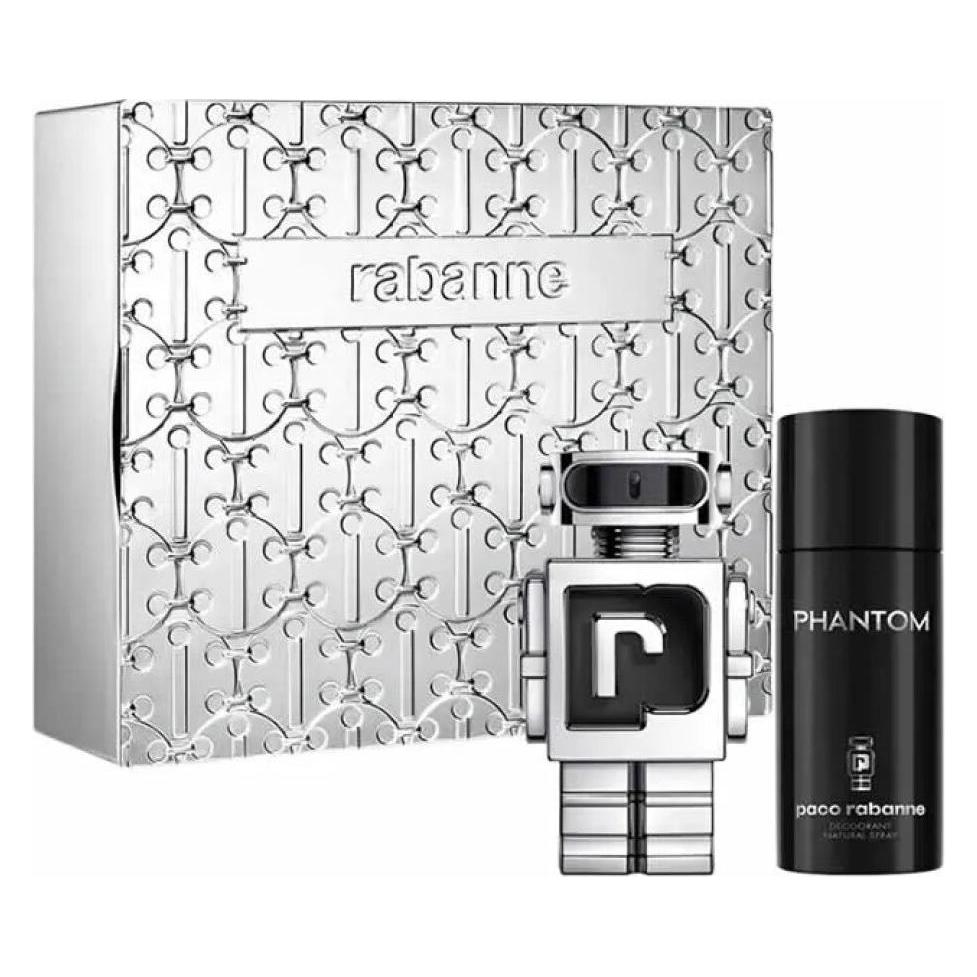 Paco Rabanne Phantom Eau De Toilette Spray 100ml Set 2 Stück (Parfum Set) (52409352)