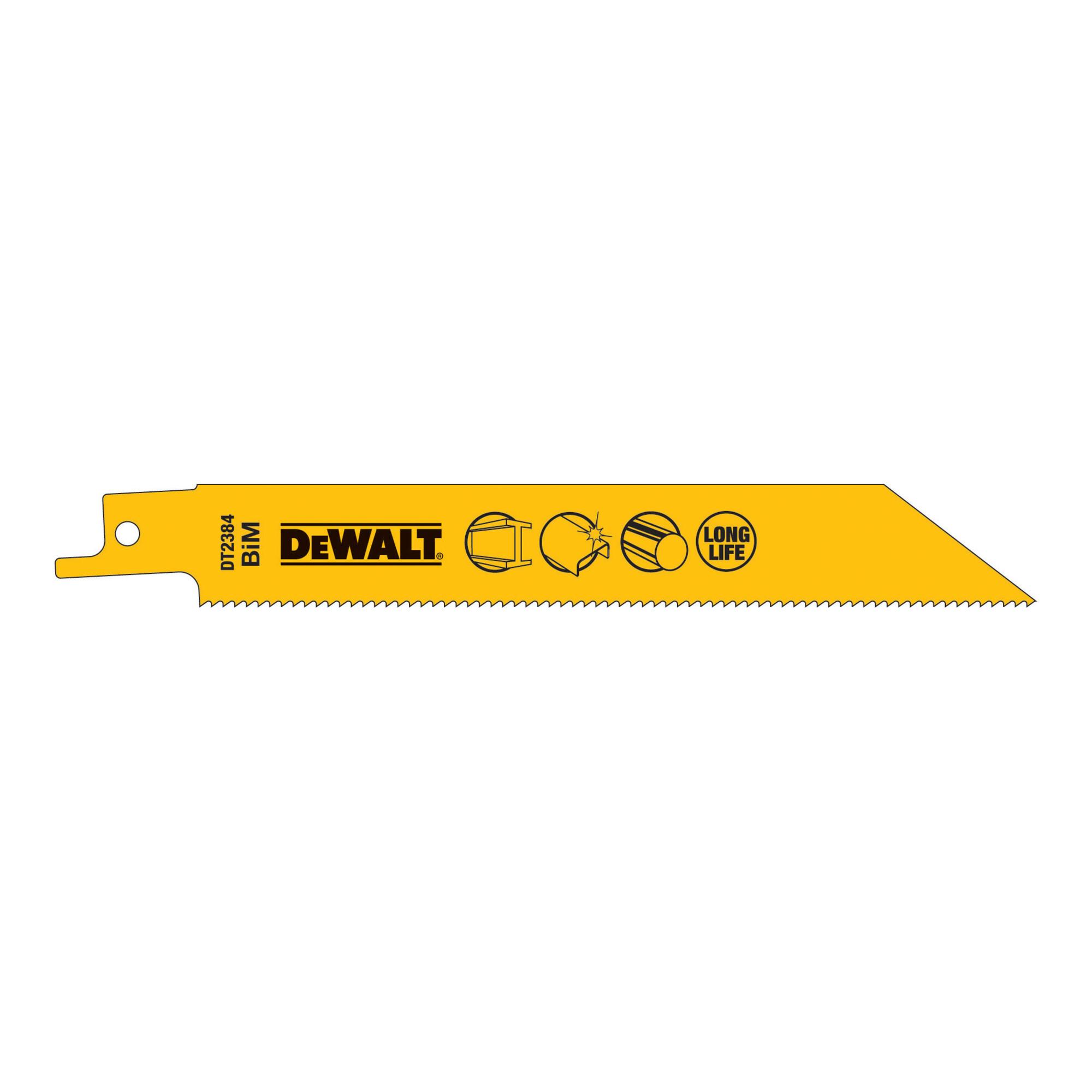 DEWALT Säbelsägeblatt BIM Metall 152 mmk DT2384-QZ)