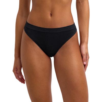 Tanga FALKE "Daily Seamless", Damen, Gr. S, 1 Stk., schwarz (schwarz (3000)), Unterhosen Tanga