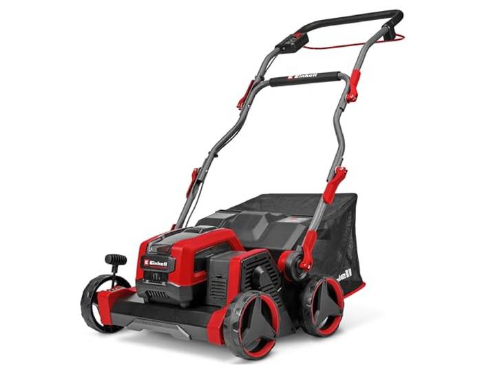 Einhell Professional Akku-Vertikutierer-Lüfter GP-SA 36/40 Li BL-Solo PXC 36 V 40 cm Arbeitsbreite Brushless bis 1100 m² Messer- und Lüfterwalze ohne Akku