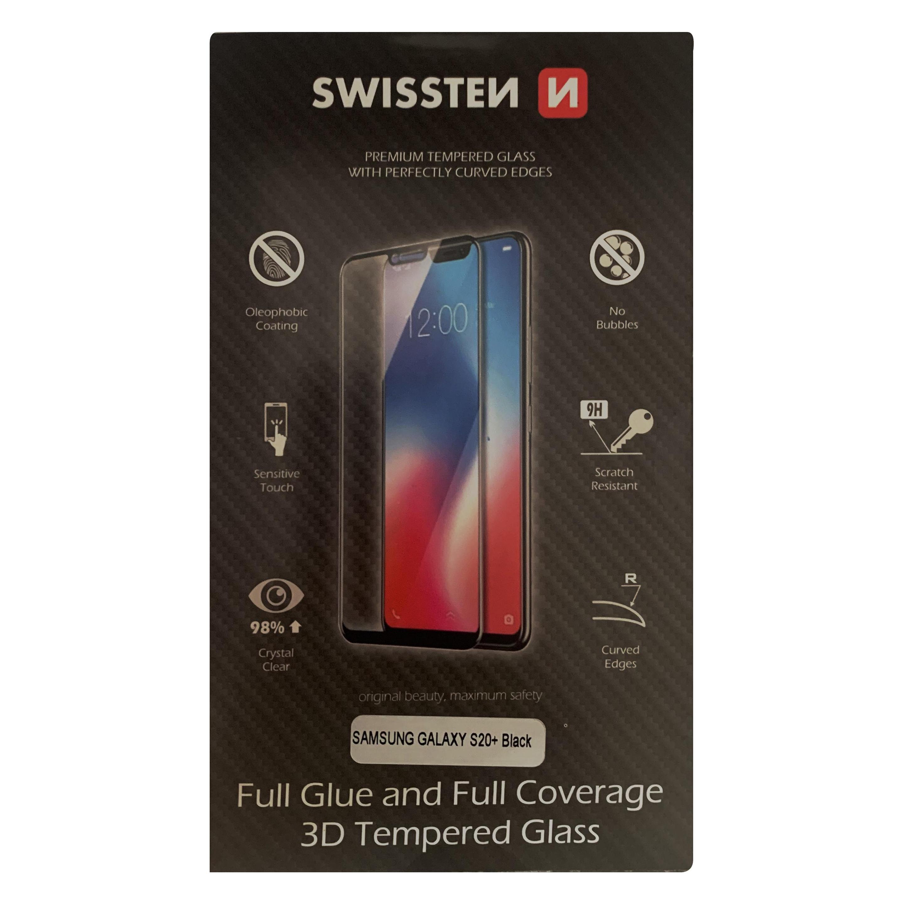 Swissten Ultra Durable 3D Full Glue Glass (Samsung Galaxy S20+) (64701855)