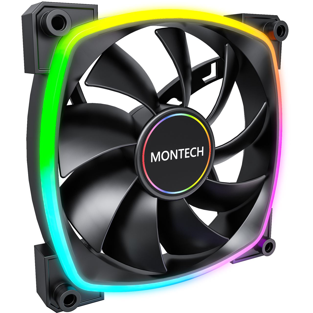 Montech AX140 PWM ARGB 140x140x25mm 600-1600 U/min 27.9 dB(A) schwarz
