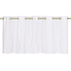 como Caféhausgardine  Wellen , Synthetik , Maße (cm): B: 45