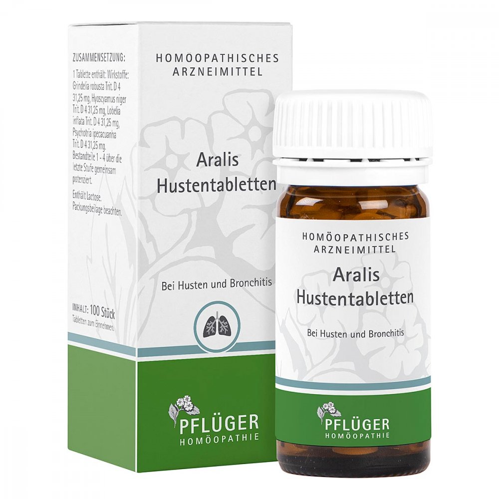 Homöopathisches Laboratorium Alexander Pflüger Gmb Aralis Hustentabletten 01324503