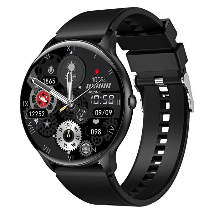 Giewont Veltori VT160-1 Smartwatch, schwarzes Silikonarmband (ohne SIM) (49758003)