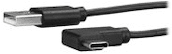 StarTech USB to USB C Cable - 1m / 3 ft - Right Angle USB Cable