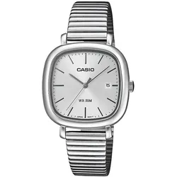 Casio LTP-B166D-7AVEF Damenuhr Edelstahl Silberfarben