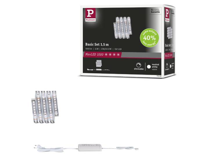 Paulmann MaxLED 1000 LED Strip Neutralweiß Basisset