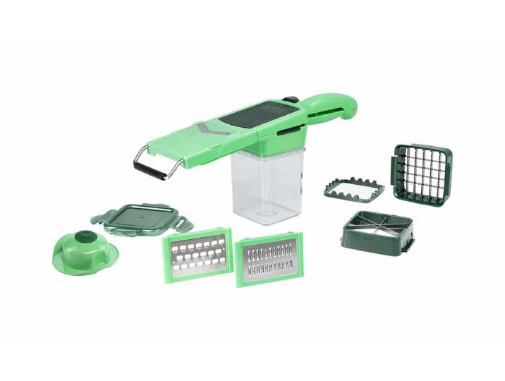 Genius Nicer Dicer Quick Professional Set 12-teilig Reibe – Raffel/Reibe