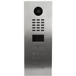 Doorbird, Klingel + Türsprechanlage, D2201V IP Video Türsprechanlage Edelstahl V2A (Bluetooth Low Energie, Ethernet, Kabelgebunden, RFID)