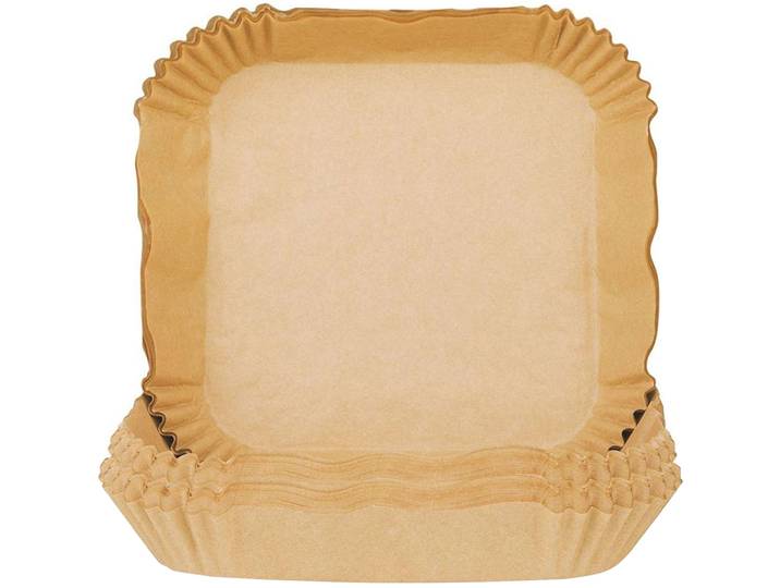 2er-Set Backpapier-Einlagen für Heissluftfritteusen, 20 x 20 cm