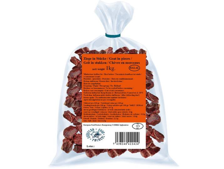 EFP Viande de chèvre avec os (halal) 1 kg