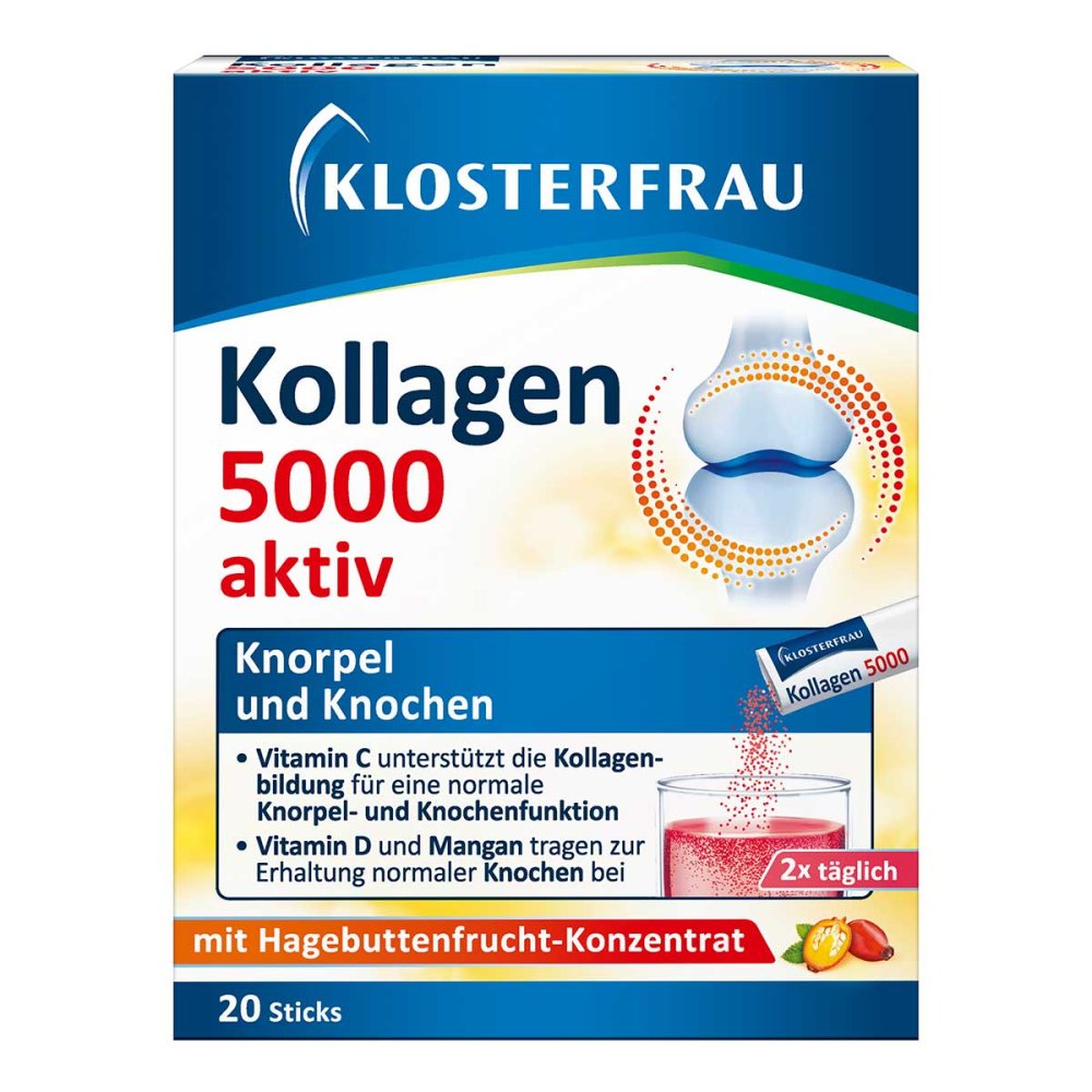 MCM KLOSTERFRAU Vertr. GmbH Klosterfrau Kollagen 5000 Aktiv Granulat Sticks 18378383