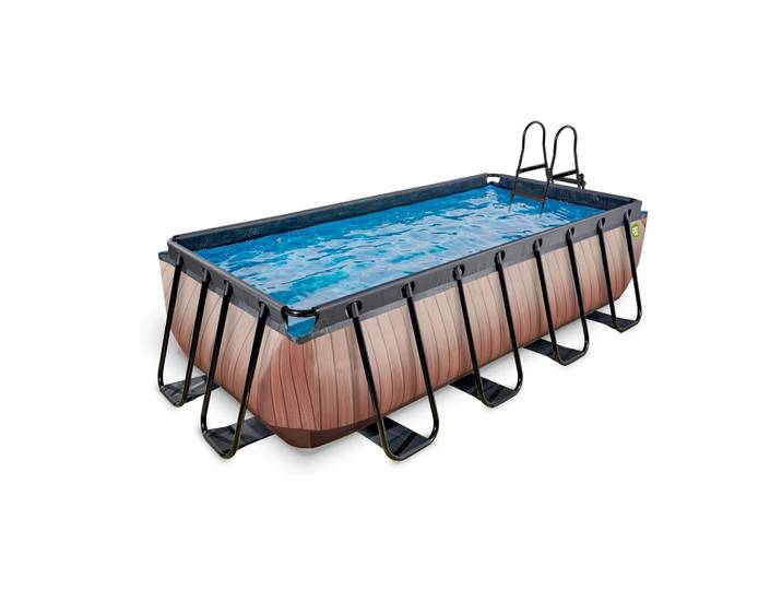 Exit Toys Pool-Set, Braun, Kunststoff, 200x100x400 cm, CE, Freizeit & Co, Pools & Wasserspaß, Pools, Aufstellpools
