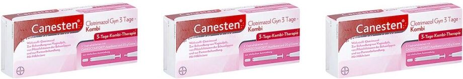 Canesten Clotrimazol Gyn 3 Tage Kombi 3x1stk