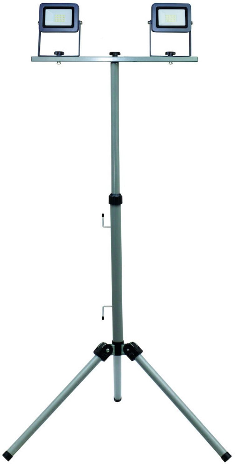 REV LED-Arbeitsleuchte Flare 2x15W Stativ silber-anthrazit (2707221510)
