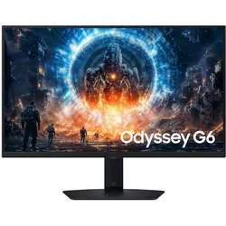 Samsung Odyssey G6 G60F (2560 x 1440 Pixel, 27"), Monitor, Schwarz