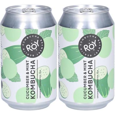 ROY Cucumber & Mint Kombucha 2x 2x330 ml