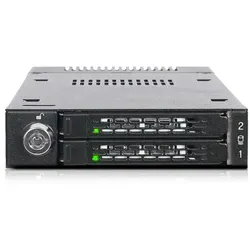 Icy Dock ToughArmor MB834M2K-B SSD-Gehäuse Schwarz M.2