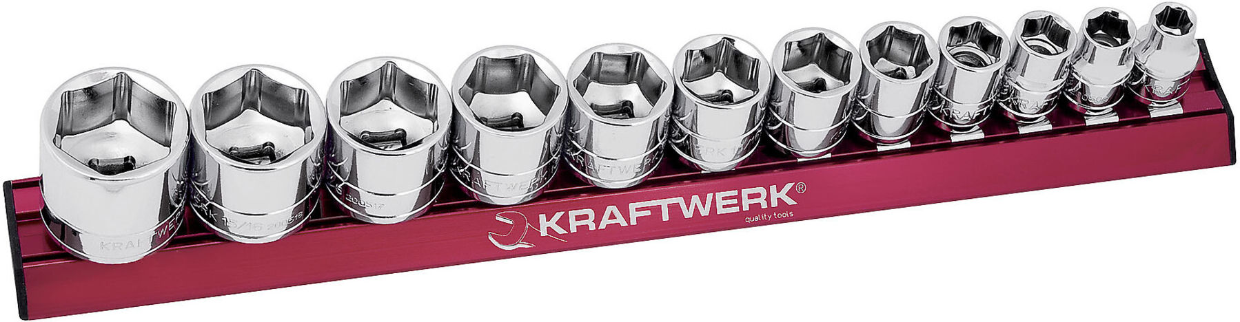 Kraftwerk Zoll-Stecknusssatz MAGALU 3/8", 12-tlg. (200599)