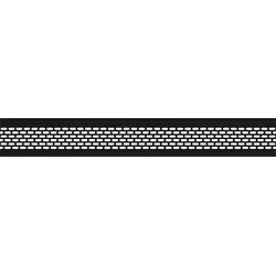 OSMO ALU Dekor Ovale 19x253, 184cm Alu Anthrazit