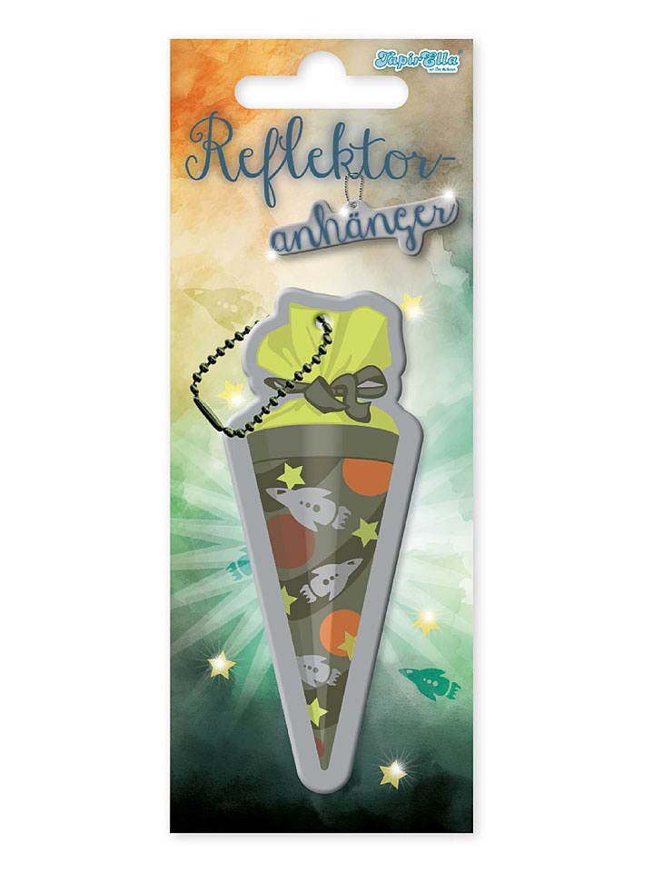 Lutz Mauder Reflektoranhänger "TapirElla" in Grün - ab 3 Jahren - onesize