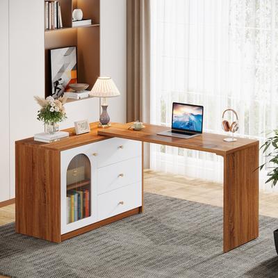 Bluebell 47 Inches Reversible L Shaped Computer Desk for Home Office