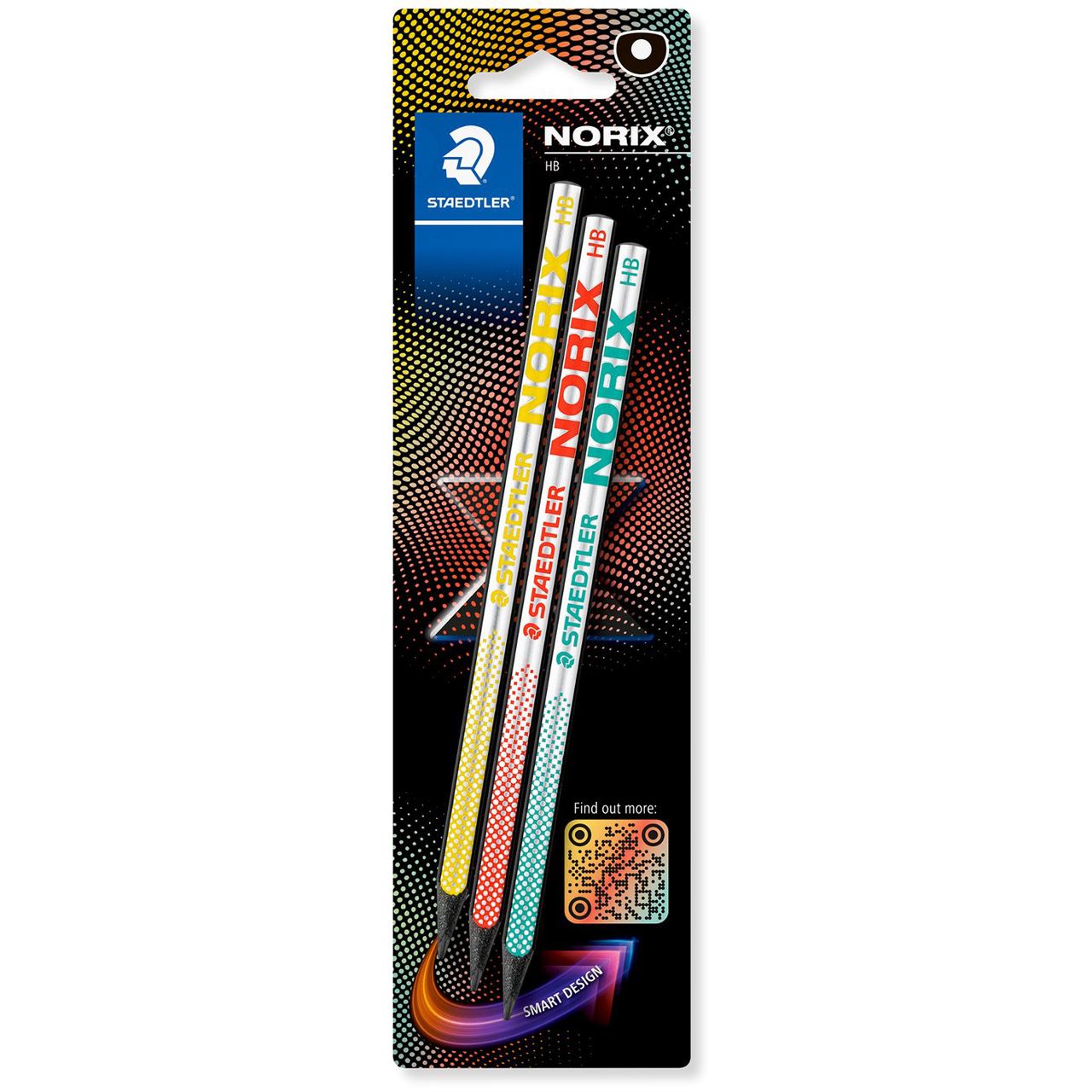 Staedtler Buntstifte NORIX HB x3 BK 100% PEFC retail