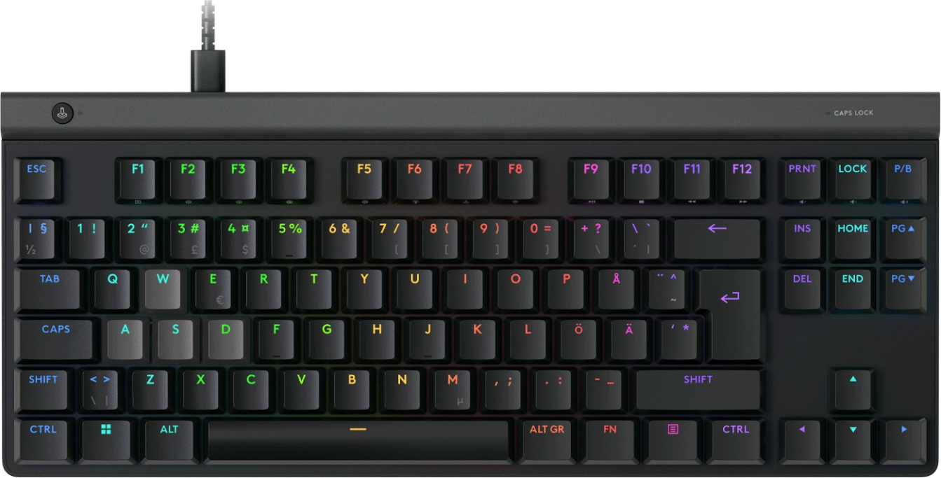 Logitech G515 Tkl Rapid Low Profile Gaming Tangentbord - Svart