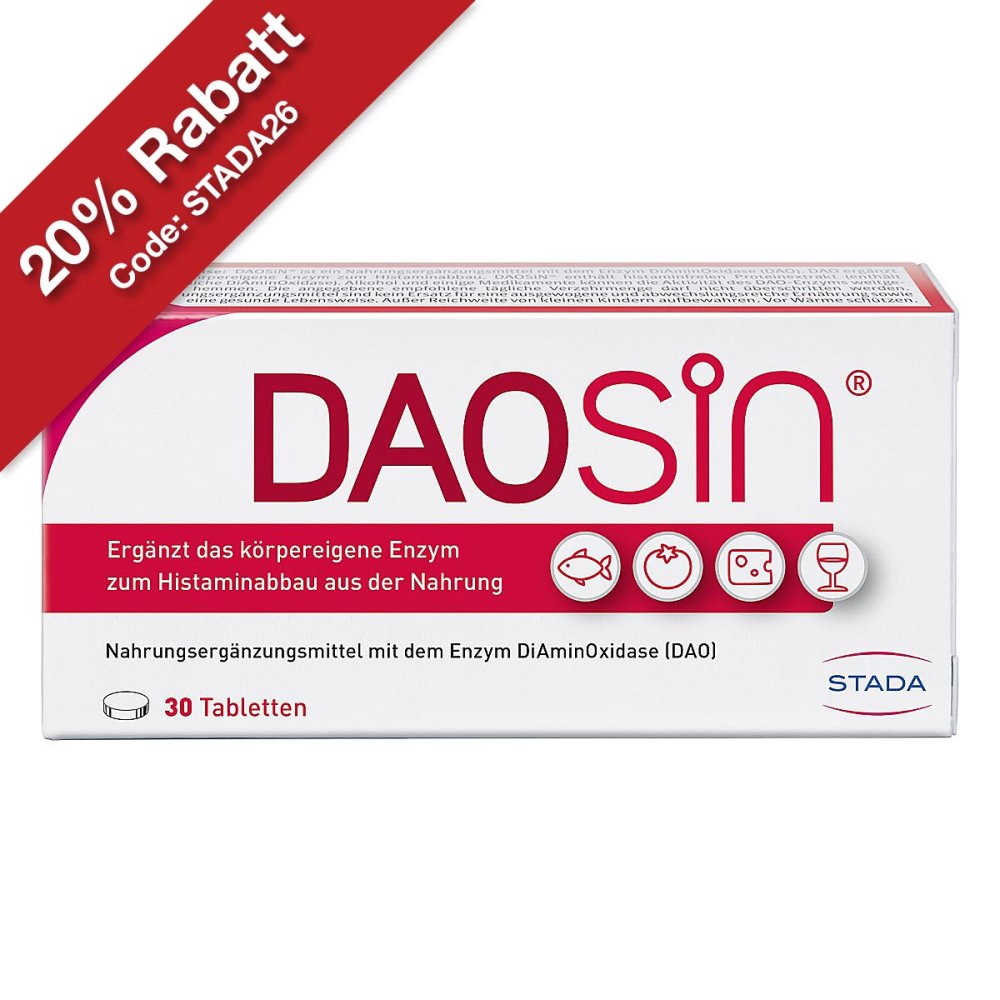 STADA Consumer Health Deutschland GmbH Daosin Tabletten zur Unterstützung des Histaminabbaus 16790530