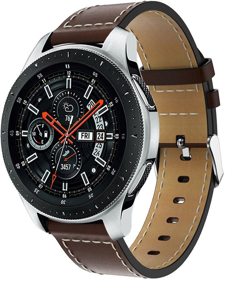 INCOVER Universal Smartwatch 20mm Urrem i Læder - Coffee