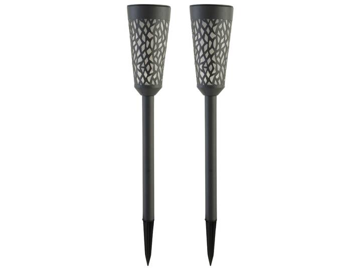 Gartenleuchte LUXFORM Luxform Solar Torch Swansea , schwarz, B:9cm H:5,6cm L:9cm, Leuchten, Gartenleuchte, LED-Gartenleuchte, Solarenergie, IP46