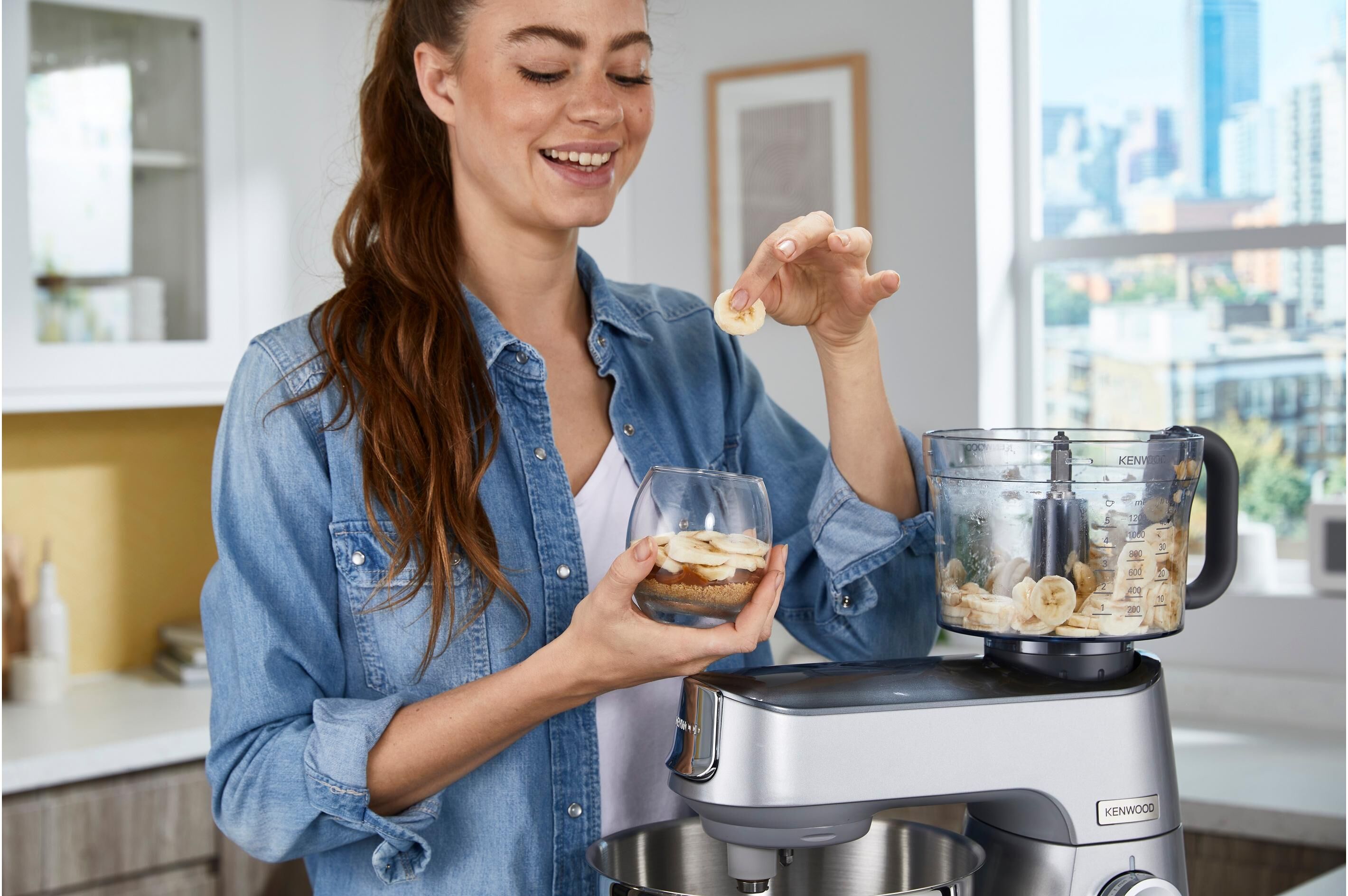 Küchenmaschinen Zubehör-Set KENWOOD "Prozessor MultiPro KAH65.000PL", grau, B:20,1cm H:27,7cm T:18,4cm, Kunststoff, Titan, Küchenmaschinen-Aufsätze, Küchenmaschinen Zubehör-Set grau Einheitsgröße