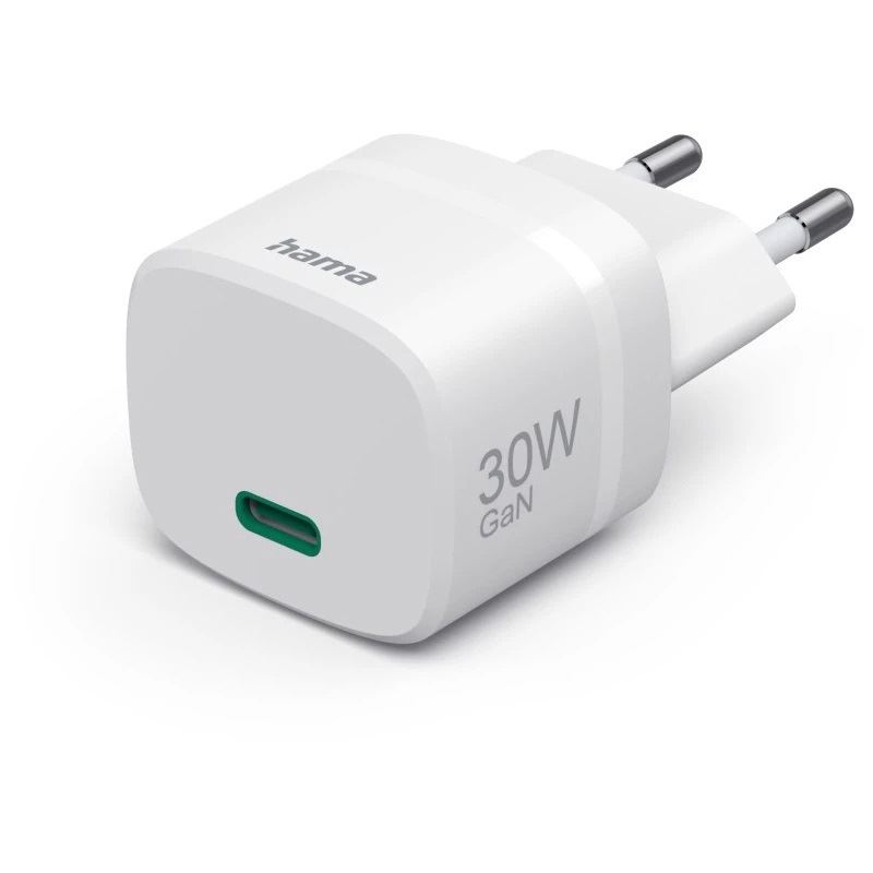 Hama Schnellladegerät, GaN, USB-C, PD/Qualcomm, 3