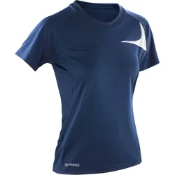 SPIRO Damen Trainings Shirt T-Shirt S182F navy/white L (40)