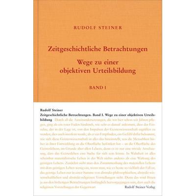 Zeitgeschichtliche Betrachtungen, Set von Rudolf Steiner, Rudolf Steiner, 978-3-7274-1732-0