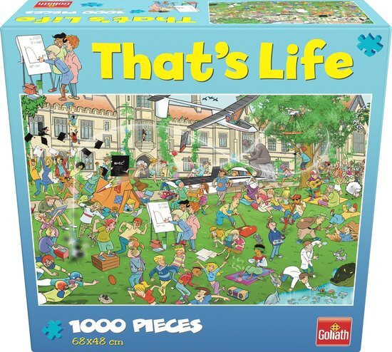 Goliath That's Life Puzzel Universiteit met 1000 stukjes
