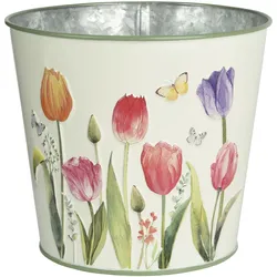 Übertopf TULPEN (DH 15x13,50 cm) - DH 15x13,50 cm